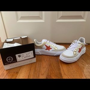 Fun sneakers! NEVER been worn!